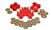 Energy Suspension Body Mount Bushing Set Red 5.4102R