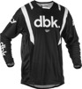 Fly Racing Kinetic Mesh DBK Jersey Black/White MD - Medium Black/White motocross jersey