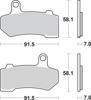 Complete Pad Set - Sintered Brake Pads - "HS" Compound - Replaces H-D # 41854-08, 42897-08, 42897-06 & 42850-06
