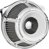 Slot Track Inverted Air Cleaner Kit Chrome - Arlen Ness