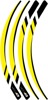 Rim Decals - Rim Decal Yellow 4Pc Kit Rim Decals - Rim Decal Yellow 4Pc Kit