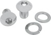 Mustang Chrome Solo Seat Side Mount Bolts 1/2-13 Pair For Harley Softail