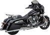 4" Neighbor Hater Mufflers for Indian - Cobra Nh 4" Mufflers Chr Indn