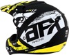 AFX FX-17 Attack MX Helmet XL Matte Black/Yellow Unisex - MX helmet, XL, Matte Black/Yellow, Unisex
