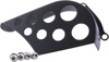 Low-Profile Steel Sprocket Cover Black w/Holes