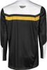 Fly Racing Rayce Bicycle Jersey White/Black/Gold XL - Long sleeve performance jersey, XL, White/Black/Gold