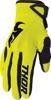 THOR Sector Gloves - Men's Large Black/Acid - Lightweight MX gloves for off-road and ATV use