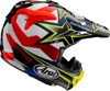 Arai VX-Pro4 Stars & Stripes Helmet XL Yellow - Off-road helmet with Stars & Stripes graphic