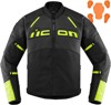 Contra 2 Leather Riding Jacket Hi-Vis Yellow 2X-Large
