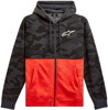 Camo Block Hoodie Char Htr/Wrm Rd Small by Alpinestars Camo Block Hoodie Char Htr/Wrm Rd Small by Alpinestars
