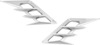 Show Chrome Front Fender Vent Accent Chrome Trim â€“ Silver
