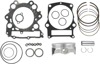 9.9:1 STD Compr. Top End Piston Kit - +.5mm Bore - For 02-08 Grizzly & 05-07 Rhino 9.9:1 STD Compr. Top End Piston Kit - +.5mm Bore - For 02-08 Grizzly & 05-07 Rhino