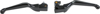 HardDrive Smooth Lever Set Black For XL 2004-2006 - Black lever set for Harley XL 2004-2006