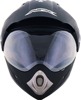 AFX FX-37X Dual Sport Helmet Matte Black XS Unisex - Matte black XS dual sport helmet by AFX