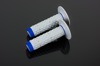 Renthal MX Dual Compound Grips Gray/Blue - Soft/Firm MX Dual Compound Grips Gray/Blue