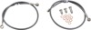 Stainless Steel Front Brake Line Kit - 2 Lines - For 03-04 Suzuki SV650