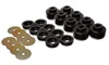 Black Body Mount Set Fits 99-06 Silverado C1500/K1500, 01-06 C2500/K2500