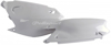 Plastic Side Number Plate - White - For 03-07 KX250 03-05 KX125 Plastic Side Number Plate - White - For 03-07 KX250 03-05 KX125