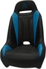 Extreme Double T Solo Seat Black/Blue - 15-18 Polaris RZR 900 /XP Turbo