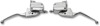 Drag Specialties Brake/Clutch Lever Assembly Chrome For Harley FLH Models - Brake/clutch lever assembly for Harley FLH models