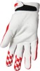 Thor Hallman Digit Gloves Men's Large Red/White - Vintage inspired MX glove