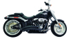 Sharp Curve Radius Full Exhaust For 2018 M8 Softail - All Black Sharp Curve Radius Full Exhaust For 2018 M8 Softail - All Black