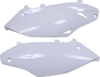 Plastic Side Number Plate - White - For 13-16 KX250F 12-15 KX450F Plastic Side Number Plate - White - For 13-16 KX250F 12-15 KX450F