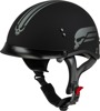 GMAX HH-65 Retribution Helmet Matte Black/Silver Medium