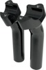 Drag Specialties Buffalo Billet Aluminum Handlebar Risers 5.5in Black Pullback