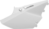 Plastic Side Number Plate - White - For 15-18 YZ250X YZ125 YZ250 Plastic Side Number Plate - White - For 15-18 YZ250X YZ125 YZ250