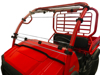 Hinged Full Windshield Upper Vents - For 2017 Kawasaki KAF400 Mule SX