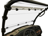 Hinged Full Windshield Upper Vents - For 2017 Kawasaki KAF400 Mule SX