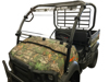 Hinged Full Windshield Upper Vents - For 2017 Kawasaki KAF400 Mule SX