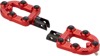 Arlen Ness MX Footpegs Red - No Mounts