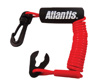 Atlantis Performance Lanyard Red For Yamaha Watercraft - Red floating lanyard for Yamaha watercraft