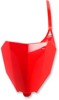 UFO Front Number Plate Red Fits Honda