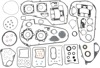 Cometic Complete EST Gasket Kit 3.500in Bore Fits Evo Big Twin Cometic Complete EST Gasket Kit 3.500in Bore Fits Evo Big Twin