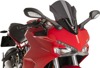 Puig Z-Racing Windscreen Dark Smoke for Ducati SuperSport 2017-2024 - Z-Racing windscreen for Ducati SuperSport 2017-2024