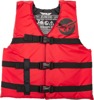 Fly Racing Youth Flotation Vest Red/Black - Red/Black youth flotation vest for watercraft