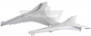 Plastic Side Number Plate - White - For 10-13 CRF250R & 09-12 CRF450R Plastic Side Number Plate - White - For 10-13 CRF250R & 09-12 CRF450R