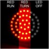 Letric Lighting Bullet Style Switchbacks Red/Red Turn Signal Inserts