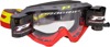 3450 Red Riot Goggles - Clear Lens w/ Roll-Off System