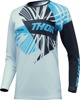 Thor Women's Sector Split Jersey Blue/Black XS - Women's XS blue/black riding jersey