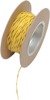 Yellow / Black 18 Gauge Color Match Primary Wire - 100' Spool