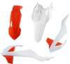 Acerbis Plastic Kit Standard White/Orange For KTM 65 SX, Gas Gas MC 65 - Plastic kit for KTM 65 SX, Gas Gas MC 65