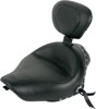 Wide Concho Studded Solo Seat Black w/Backrest - For 04-20 Harley XL XR Wide Concho Studded Solo Seat Black w/Backrest - For 04-20 Harley XL XR