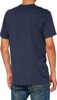 100% Men's Icon Tee, Navy Heather, Small
