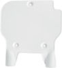 UFO Replacement Front Number Plate White For Kawasaki KX80 - Front number plate for Kawasaki KX80
