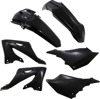 Acerbis Standard Black Plastic Kit for Yamaha