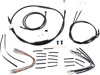 Extended Black Control Cable Kit For Dynas - 12" tall bars